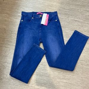 Nwt Lilly Pulitzer south ocean high rise skinny in Caribbean blues